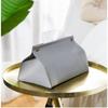 Home Bathroom Desktop PU Leather Paper Towel Dispenser Wipes Storage Case Tissue Holder Napkin Box