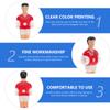 Interesting Football Player Dolls Plastic Figures For Table Soccer Machine Football Machine Accessories