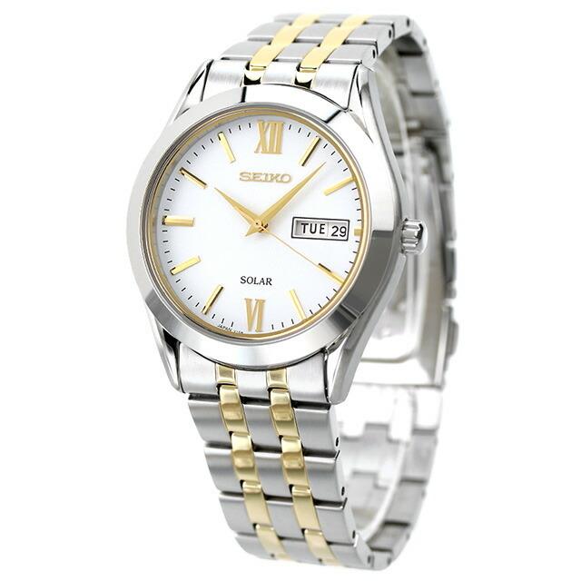 SEIKO Solar Watch SBPX085 White Men's