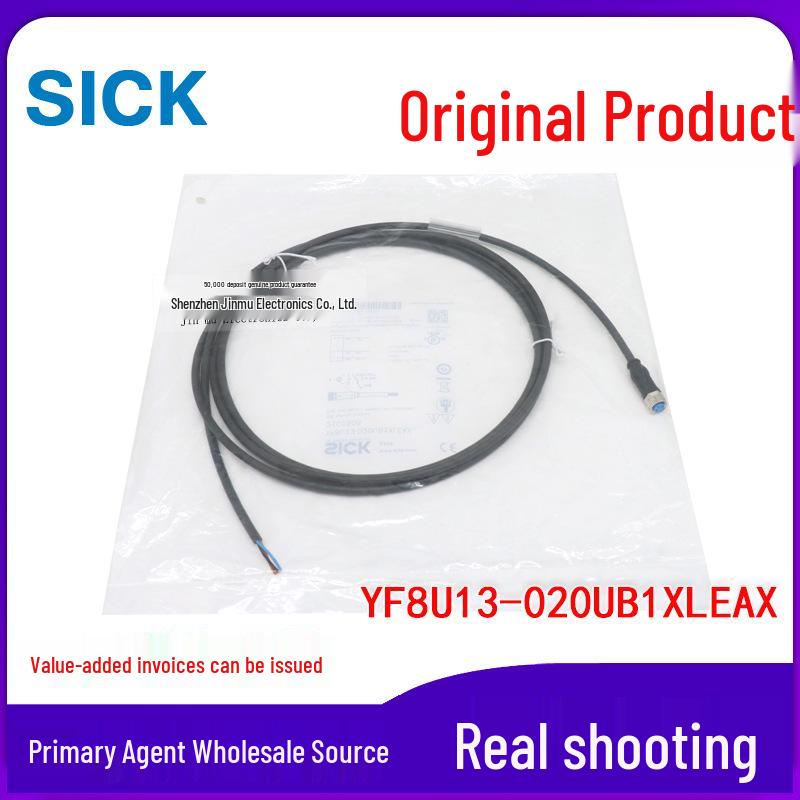 Genuine YF8U13 Sensor Cable, M8 3-Pin, 2101505 YF8U13-020UB1XLEAX