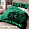 Sporting CP Printed Bedding Set Custom Name Text 1 Duvet Cover 2 Pillowcases For Bedroom