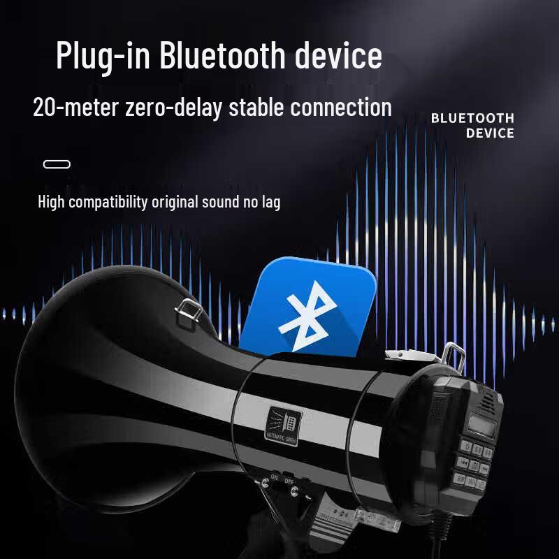 MIGOU 50W Handheld Megaphone with Recording