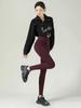 Women's Autumn Winter New Fleece Thicken Cotton Warm Leggings Red High Waist Elasticity Slim Tight Casual Leggings