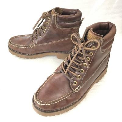 Portugal Camper Leather Trekking Work Boots Brown 41 / 26.0(USED)