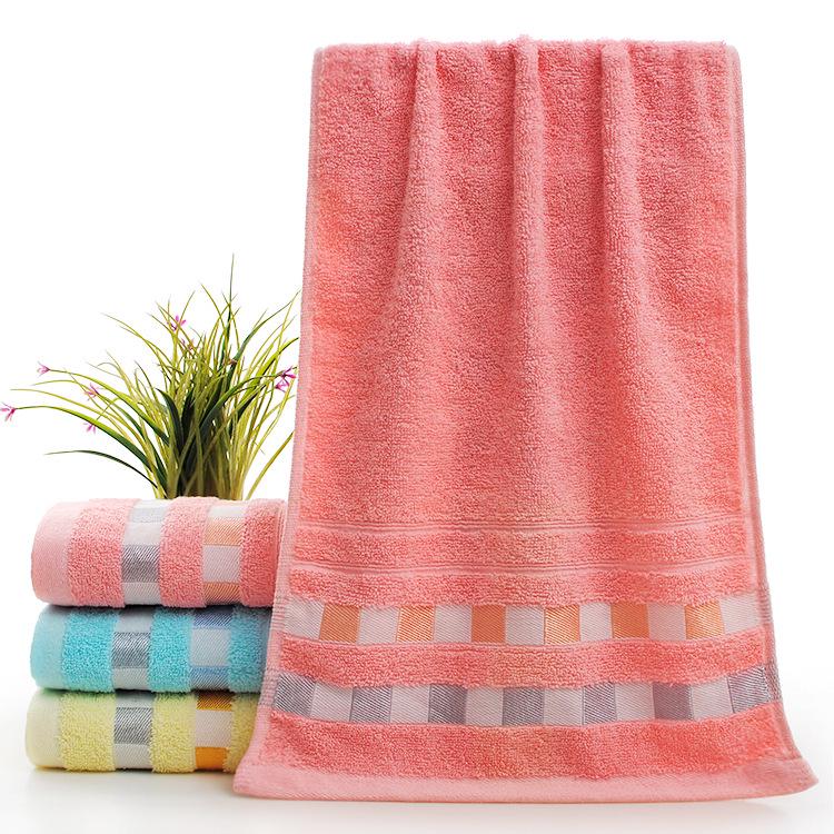 Cotton Gold Thread Face Towel - Wedding Gift & Daily Necessity, Soft & Absorbent