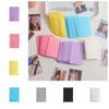 10 unidades / conjunto Bolsa para cartões fotográficos DIY de duas camadas Filme para cartão fotográfico Ídolo Capa protetora para armazenamento de fotos