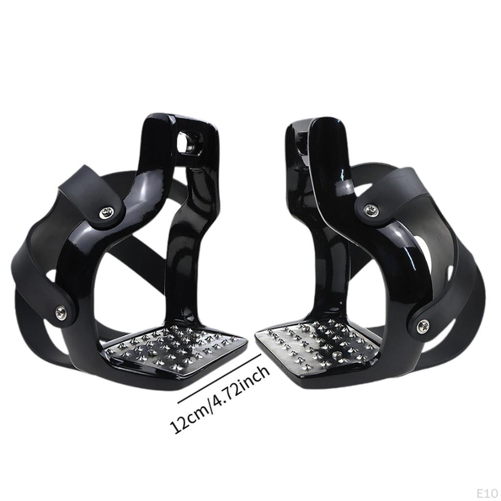 2 Pieces Horse Riding Stirrups Equestrian Equipment Accessories Replacement Outdoor Sports Repairing