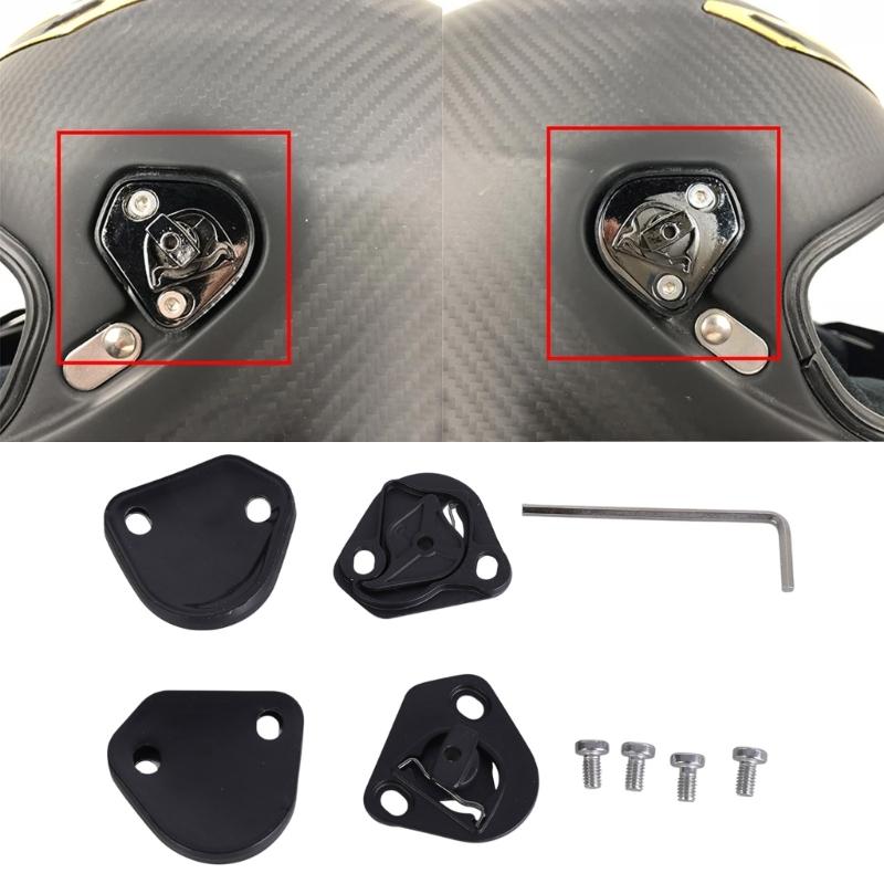 Motorcycle Helmets Side Plate Visor Clip Shield Lock Replacement Helmets Visor Fastener for PISTA Helmets Lenses Clip