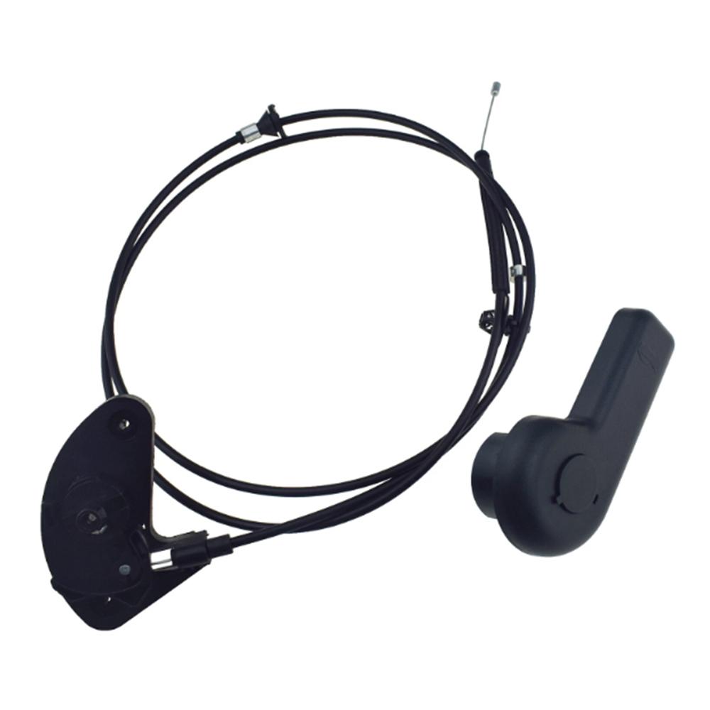 1 Satz Cv6Z16B626A Motorhaubenverriegelung Entriegelungskontrollkabel mit Griff für Ford