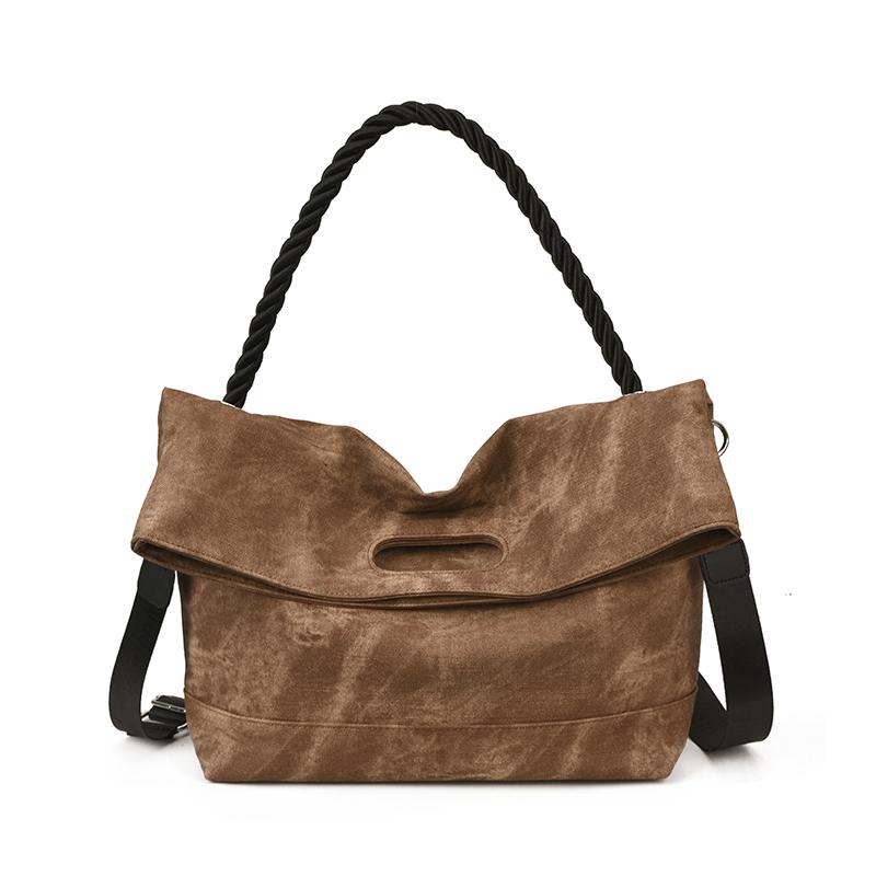 

Vintage Commuter Bag Women s Handbag Large Capacity Tote Bag Shoulder Messenger Bag коричневий