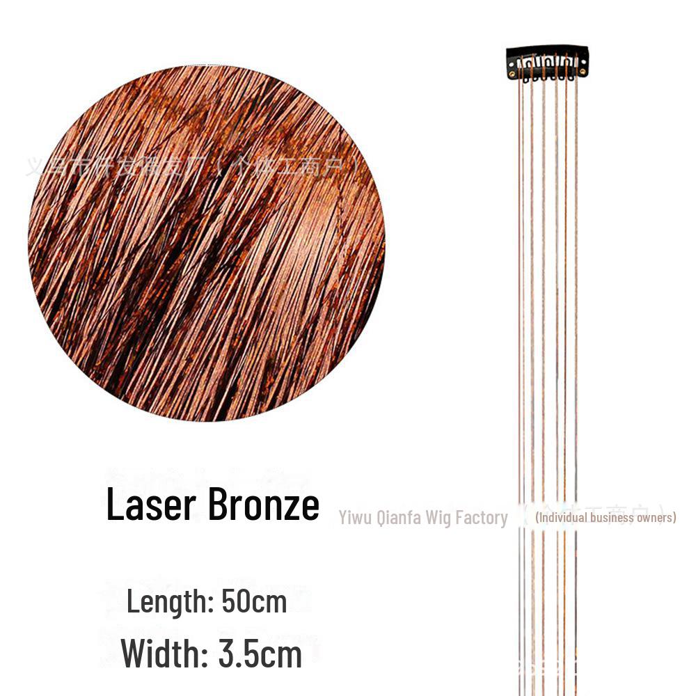 Χρυσές επεκτάσεις μαλλιών με πούλιες - Μεταλλικά κλιπ κορδέλας ευρωπαϊκού και αμερικανικού τύπου για περούκες πάρτι