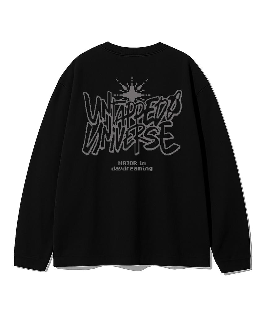 UNTAPPED STUDIO Pixel Artwork Oversized Long Sleeve T-Shirt 8 Colors (Type A)