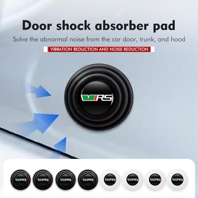 4Pcs Car Door Shock Absorber Spacer Anti-collision Protection For Octavia 2 3 Rapid Kodiaq Karoq Fabia Kamiq Superb MK3