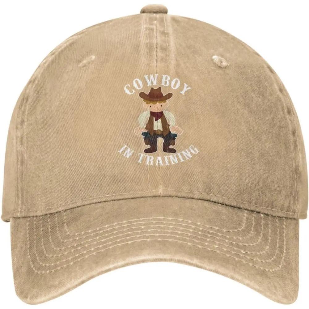 Hüte für Männer Baseballkappe Cowboy in Ausbildung Sommerhut für Herren Outdoor-Kappen Einheitsgröße Hüte für Frauen