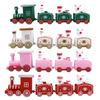 1Pc Plastic Christmas Train Cake Decorations 2023 Christmas Ornament Xmas Gifts For Xmas Home Supplies