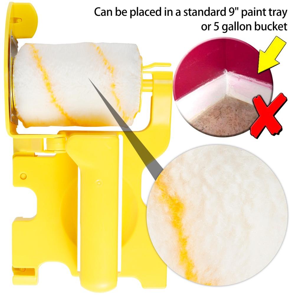 Hand-held Hair Brush Clean-Cut Wall Corner Brush Paint Edger Roller Paint Brush  for Home Room