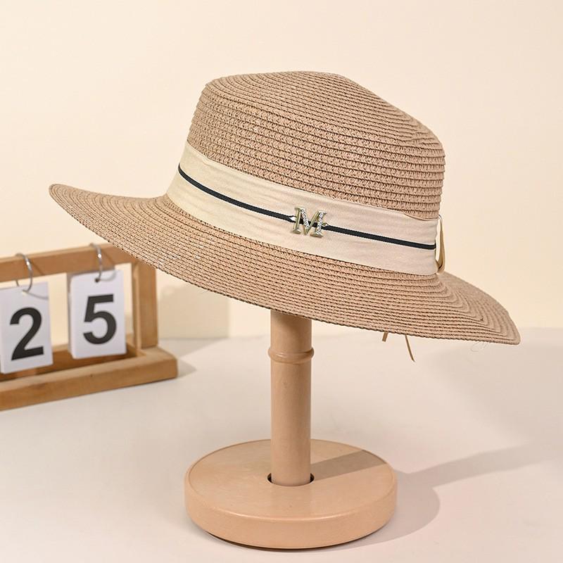 Damen Sommer Strandhut mit breiter Krempe und Sonnenschutz