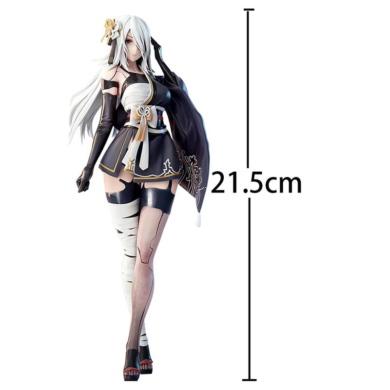 Game Figure 2B sitting action figures YoRHa Type A kimono 2A figurines Doll PVC Models Toys Adult Collection Statue Gifts 21.5cm