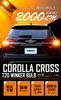 YOURS Corolla Cross LED Turn Signal Bulb with Projector Built-in Resistor [2 Pieces] [1