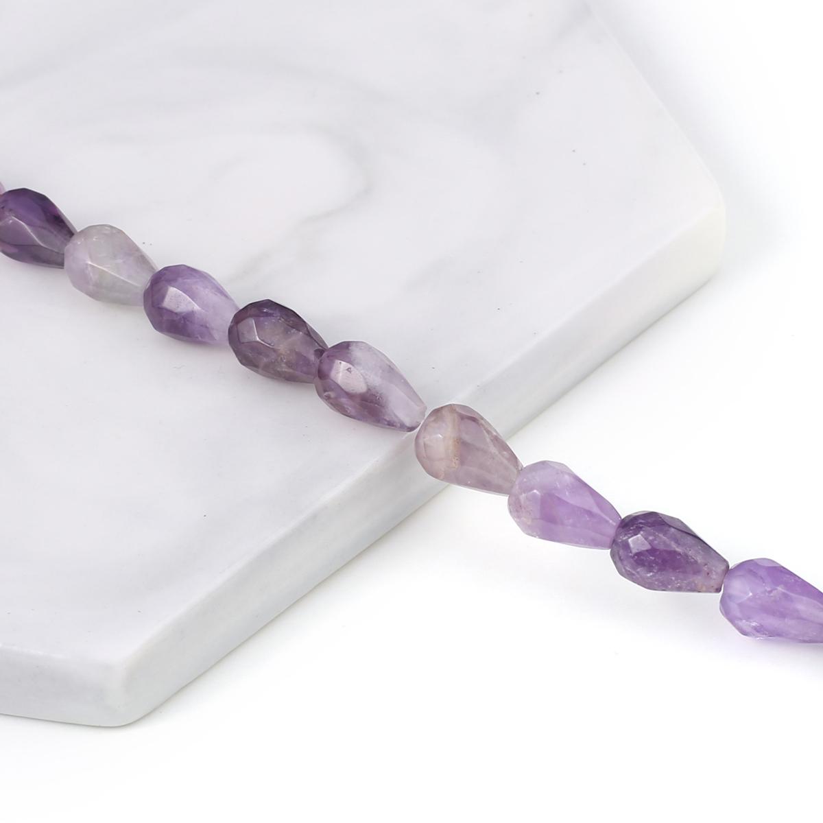 

Изолирующие бусины из натурального камня аметист/унакит/агаты конической формы граненые бусины для изготовления ювелирных изделий DIY ожерелье браслет серьги аксессуар Amethyst/10x7mm