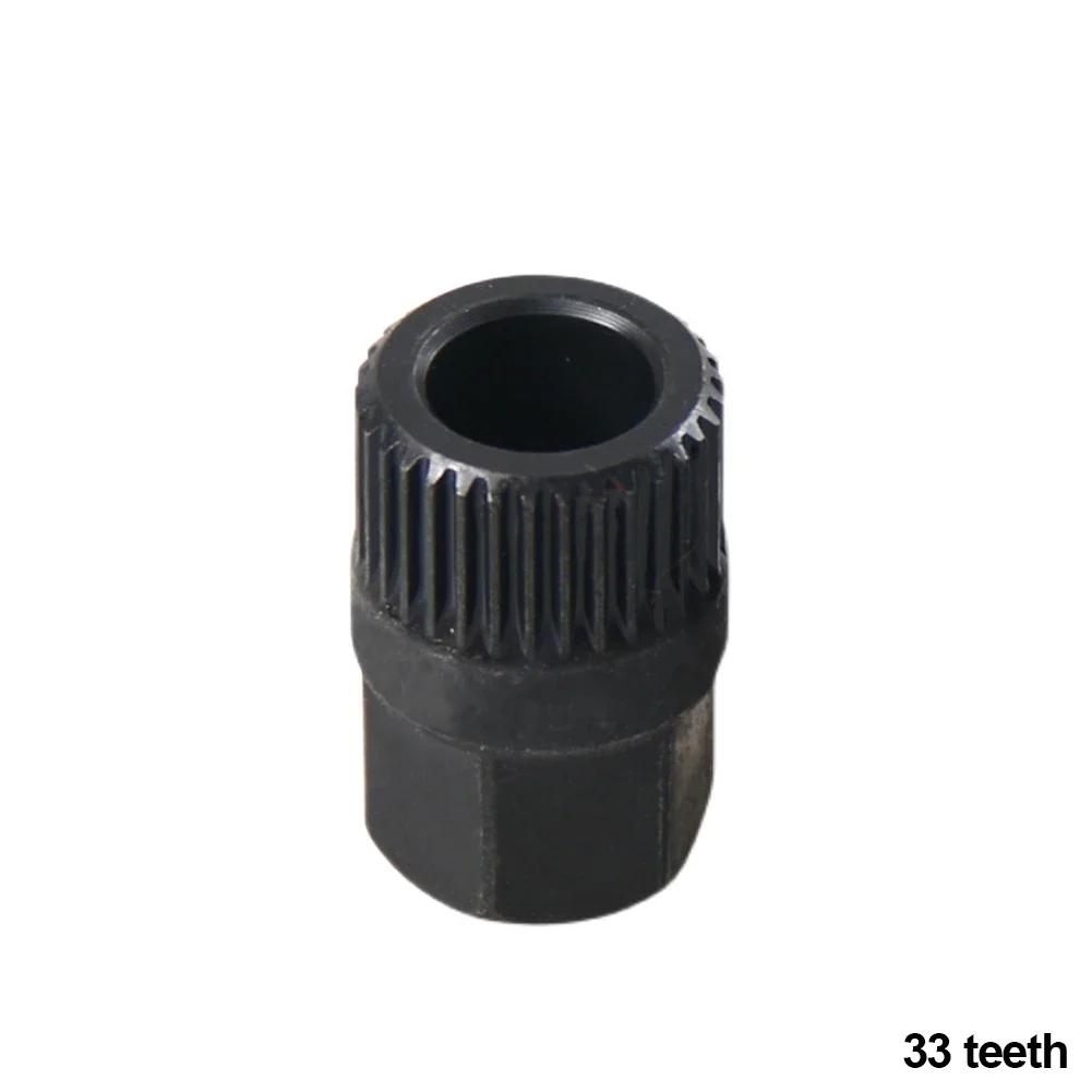 T50/M10 Alternator Pulley Socket Drill Bit With 33 Teeth Tool Alternator Pulley Center Bolt Remover Socket Wrench Car Tool