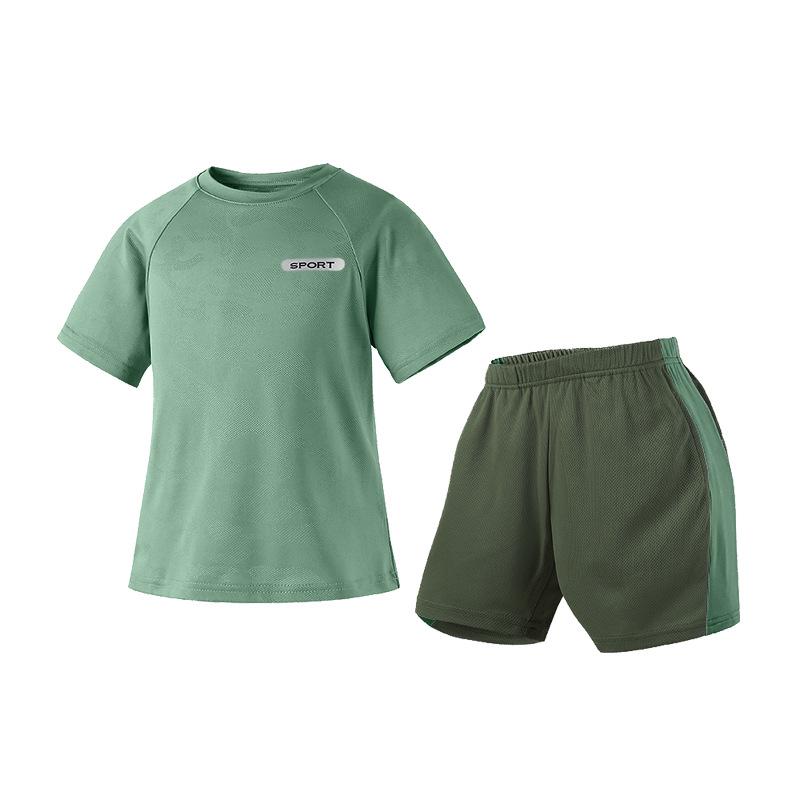 Boys' Ice-Touch Quick-Dry Sports Suit, Ages 2-5.