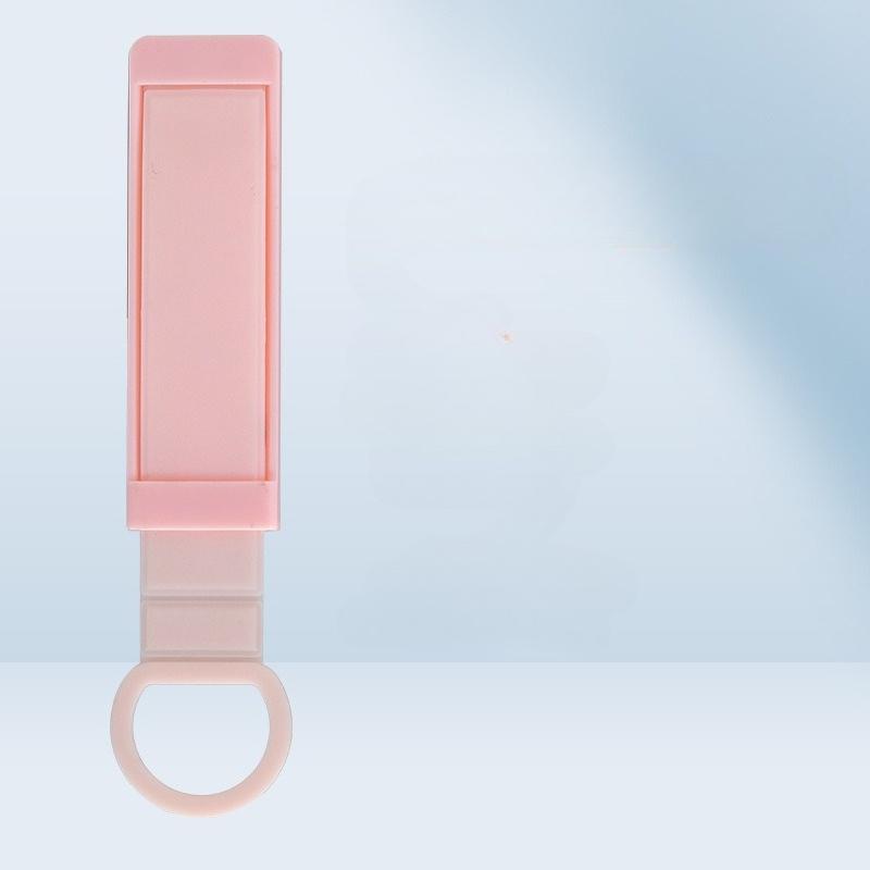 Retractable Phone Grip Stand with Adhesive Base Pull String Phone Holder with Wrist Strap Universal Mobile Phone Kickstand