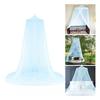 Queen Size Bed Canopy Princess Round Dome Bed Canopy Dome for Picnic Courtyard Outdoor Household Blue
