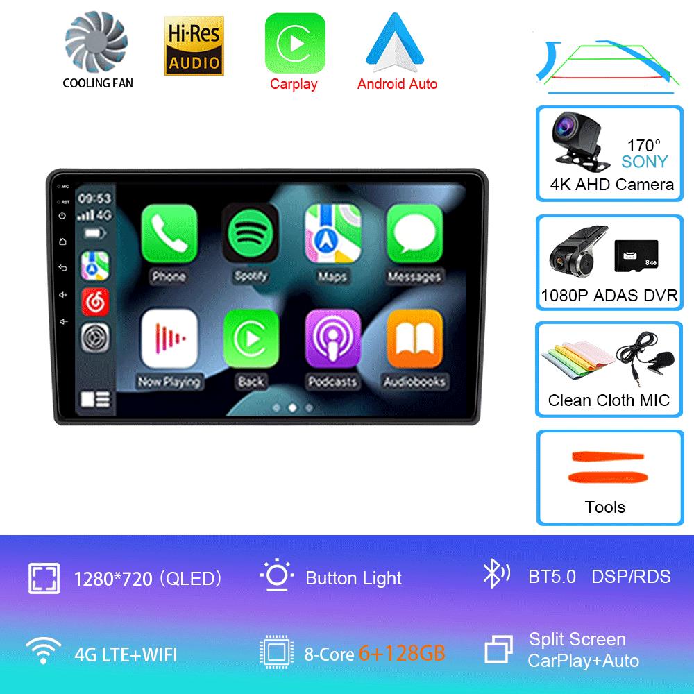 Car Radio Android14 For Volkswagen VW Golf 4 IV Jetta MK4 Classics Multimedia Player Stereo Carplay GPS Stereo 2din DVD