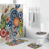 CHUSE Bohemian 3D Print Shower Curtain