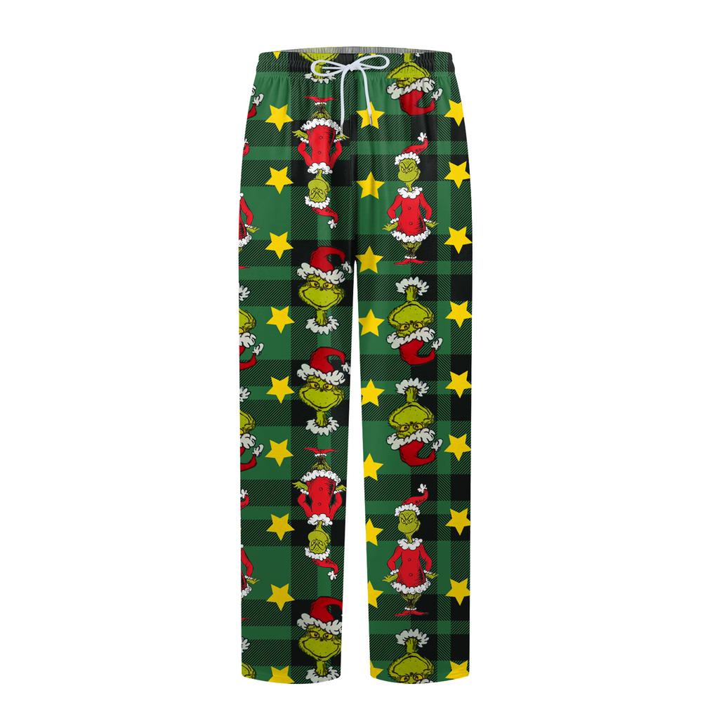 Men's Home Soft Pajama Pants Drawstring With Pockets Casual Sports Pants