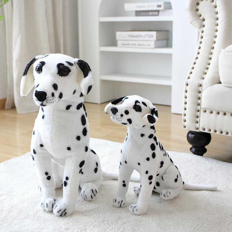 Realistic Dog Plush Toy With Short Fur For Kids And Collectors