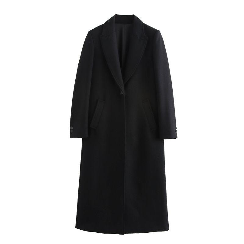 Jnleaog New Fall Women's Clothing European, American and French Style Design Fashion All-Match Long Overcoat Outerwear 9731147