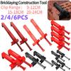 2/4/6Pcs Bricklaying Construction Tool Wire Drawer Bricklaying Tool Brick Line Clips Line Runners For Building Construction