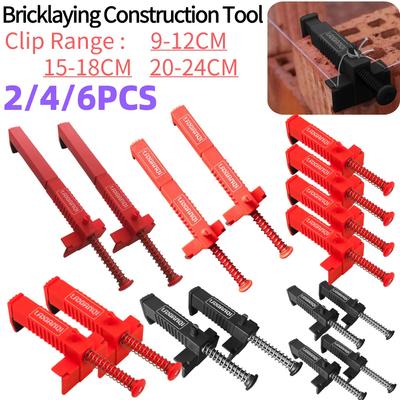 2/4/6 Stuks Metselgereedschap Draadtrekker Metselgereedschap Metsellijn Clips Lijnlopers Voor Bouw