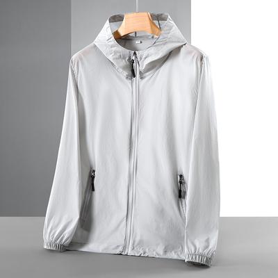 Summer Sun Protection Clothing Men Women Ultrathin Plus Size Sunscreen Jacket Couple's Quick-Drying Coat