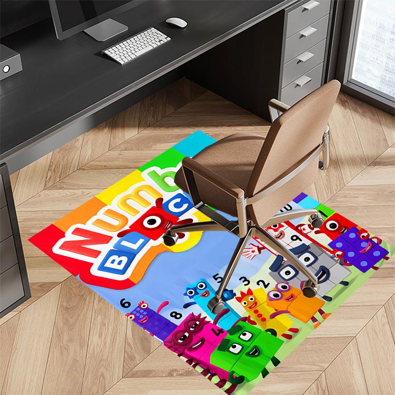 Tappeto Assorbente Lavabile Stampato Numberblocks, Tappetini Antiscivolo per Bagno, Tappeti da Cucina, Tappetino Yoga, Ingresso Soggiorno, Tappeti da Campeggio Picnic