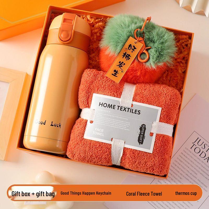 Insulated Mug & Towel Gift Set