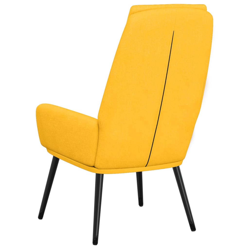 Relax Armchair Mustard Yellow Fabric