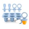 Food Grade Silicone Baby Teething Ice Cream Stick Molds Reusable DIY Homemade Ice Cream Mold