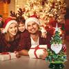 LED socha Santy s vánoční tématikou Bezpečná pro rodiny Komerční