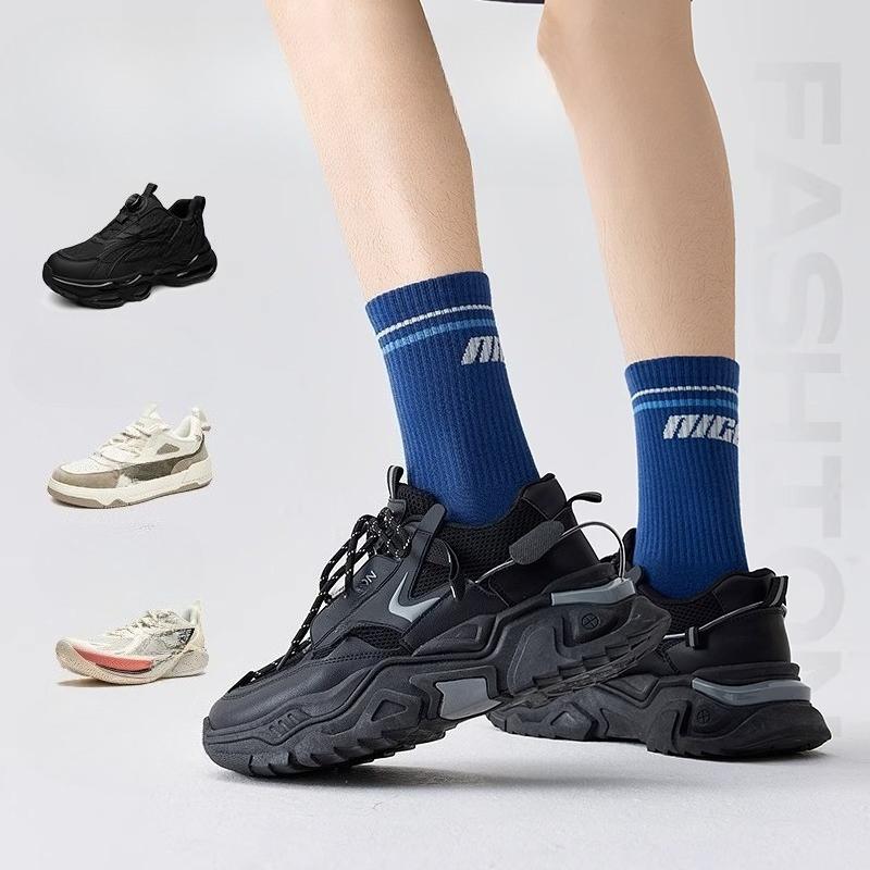 Men's Mid-calf Summer Thin, Pure Cotton, All-cotton Anti-odor, Teenagers, Students, Sports Trend Basketball