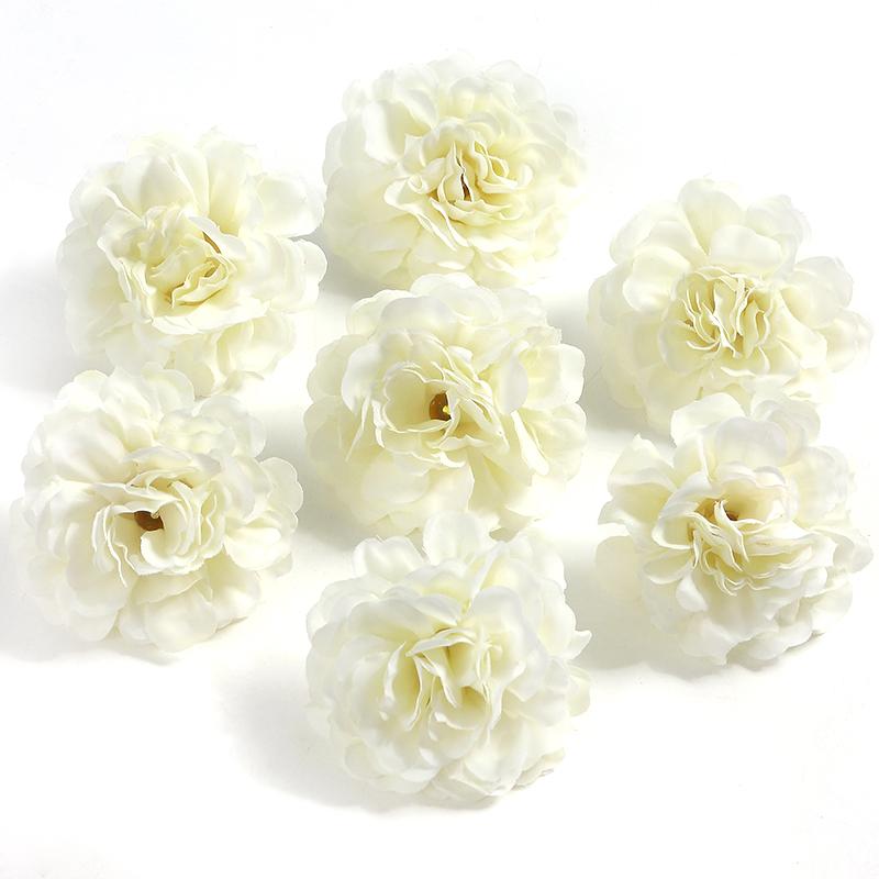 10Pcs Silk Rose Artificial Flowers for Home Decor Wedding Decoration Supplies DIY Bride Crafts Wreath Accessories Fake Flowers