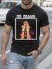 DD Osama HipHop Rapper Tshirt Black Graphic Tee with DD O...