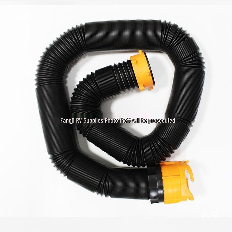 Amerikanischer Stil Wohnmobil Campingplatz Teleskopischer Grauwasserablaufschlauch & Fäkalientank