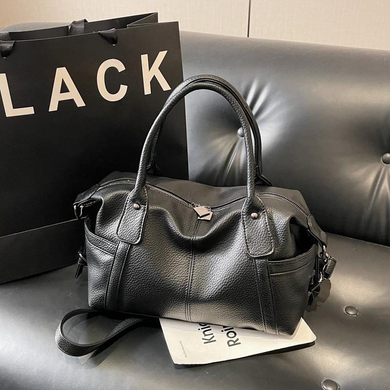 Vintage Tote Bag Women's Shoulder Bag Large Capacity Commuter Crossbody Bag