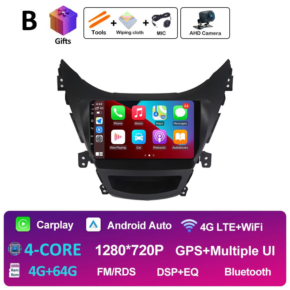 For Hyundai Elantra Avente I35 2011 2012 2013 2014 2015 Cooling Fan Car Video Radio Multimedia Player GPS Navigation Accessories