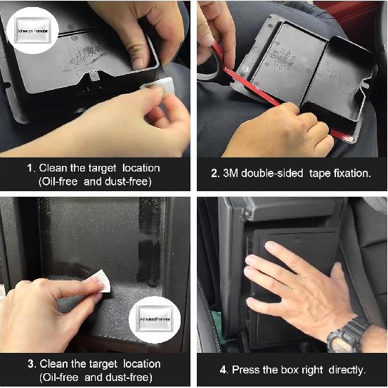 2007 2008 2009 2010 2011 Camry Console Organizer,Armrest Hidden Storage Organizer Secret Box for Toyota Camry LE XLE CE SE 2007-2011 Car Accessories