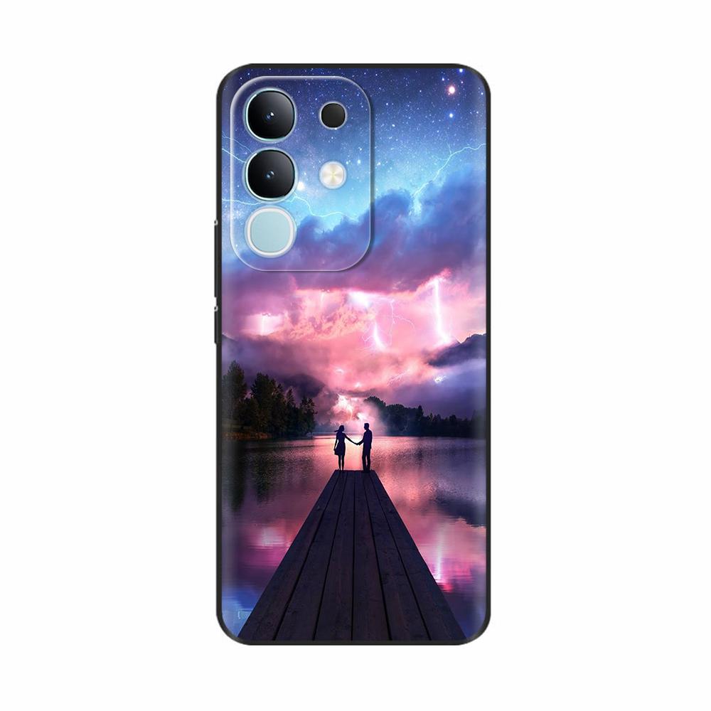 For Vivo Y29 4G Case Luxury Painted Back Cover Soft Silicone Phone Cases For Vivo Y29 4G Case Y 29 Shockproof Coque Bags Fundas