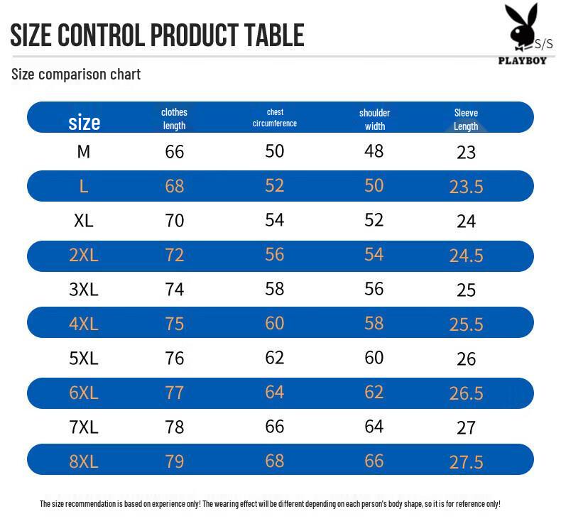 PLAYBOY Men's Steel Print Round Neck Loose Short Sleeve T-shirt